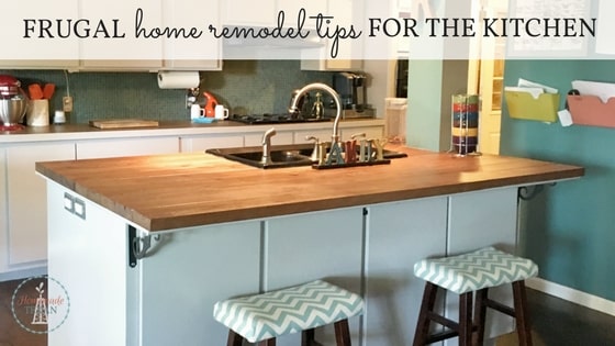 Frugal home remodel tips like these for kitchens are perfect for making your home look amazing on a budget. A few simple fixes can save tons of money easy!