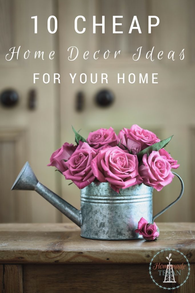 Cheap home decor ideas like these are the perfect solutions to your budget! Decorate your home on a budget with unique and fun methods that stretch funds!